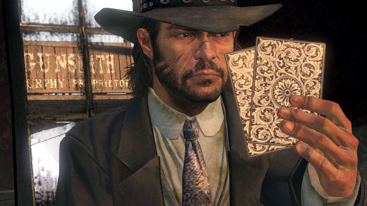 John Marston, the video game Popovich, bluffing.