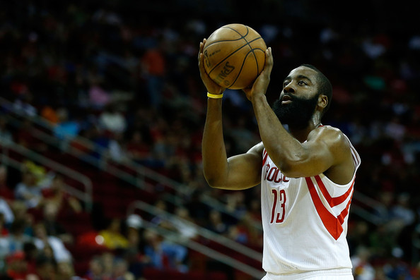 james harden shooting a free throw